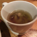 ルーエプラッツ ツオップ - 2015年3月：ライ麦パンを楽しむ(\1250)…本日のスープはきのこのスープでした