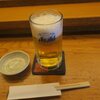 蛇の目寿司 - 生ビール（￥500）