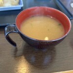 Soul満 - 味噌汁の器にとって付き　＋200円で味噌汁ラーメンになる(ﾟoﾟ;;    この中に半玉のラーメン入れるらしい(･･;)