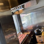うなぎ いけだ - 焼き場。30歳代？（結構若見えする方が多いから、少し年齢足してみた逆サバ）