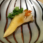 味あら井 - きぬ貝炙り