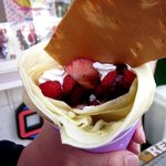 クレープハウス ピーナッツ - 生カスタード・イチゴチョコ！(2015,03/22)