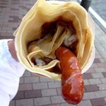 クレープハウス ピーナッツ - 焼チーズカレーフランク！(2015,03/22)