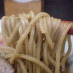 らーめん山頭火 - 麺のアップ（笑）