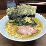 寿々喜家 - ラーメン(カタメ,濃い目,多め)＋海苔増し