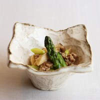 グリーンアスパラとエリンギの塩きんぴら