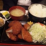 きくち - ミックスフライ定食