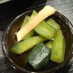 牛もつ鍋専門店 やま本 - 雑炊のおつけもの