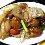 龍王亭 - ランチの酢豚