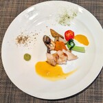創作四川料理 廣明 - 低温調理鶏むね肉〜清見オレンジソース