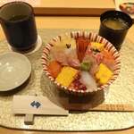 築地寿司清 - 料理写真:炙りトロ入りばらちらし