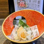 創作四川料理 廣明 - 海老とアスパラのライスペーパー春巻