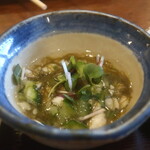 釜めし菜時記 さき亭 - 胡瓜、長芋、糸もずくの酢の物