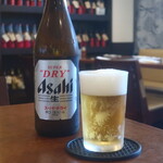 釜めし菜時記 さき亭 - アサヒスーパードライ 中瓶