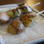 釜めし菜時記 さき亭 - じゃがいもの炭火串焼き