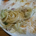 ポルスカフェ - 分けていただいたパスタ