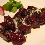 Domestic beef shank simmered in red wine