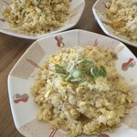 麺彩キッチン あひる食堂 - セット半チャーハン350円