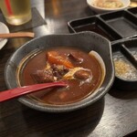 SATOブリアン - お通しのビーフシチュー