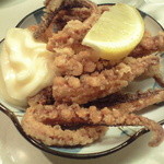 元祖立ち飲み屋 - 2015/03/26 イカゲソ揚げ180円