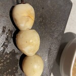 炭火焼鳥　榊 - ウズラの串焼き