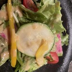 炭火焼鳥　榊 - コースのサラダ