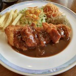 レストハウス ヨシヤマ - チキンカツレツ定食