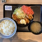 吉野家 - タルタル南蛮から揚げ定食　954円