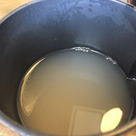 御食事処かぐや - 蕎麦湯