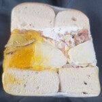 NAVY BAGELS - ポテサラとかぽちゃサラダと生ハムサンド