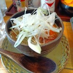 にしだ場 - 塩モツ煮ハーフ