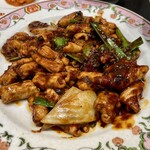 餃子の王将 - 料理写真:ホルモン味噌炒め。味が変わりました。