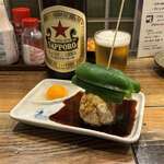 やきとり にしだ場 - 料理写真:ピーマンつくね