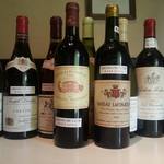 Various high-quality French wines