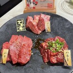 慶州館 - 万葉牛　ロース、カルビ、ハラミ