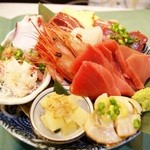 Sakanaya Iitoko - 人気！築地鮮魚６点盛ハーフ