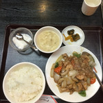 上海亭 赤坂店 - エビとり定食　920円