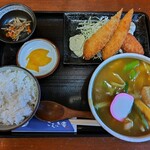 こむぎ庵 - 料理写真:定食ランチ・カレーうどんに変更￥1,150。ハイコスパ！