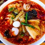 麺来 - 料理写真:ピリ辛五目ラーメン
