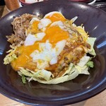 すき家 - 料理写真:牛あいがけチーズスパイシーキーマカレー