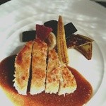 Restaurant L'Etroit - ランチセット『岩中豚ロースのしろかつ』￥1580-