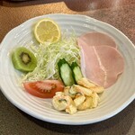 ステーキハウスポパイ - ステーキ フィレ肉（野菜サラダ）
