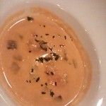 海老専門レストラン マダムシュリンプ銀座 - 2025/3/26 いつものスープをいつも通りシェア