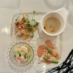 伊・食・旬 イガッタ - 前菜（スープが激ウマ！）