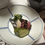 釜飯酔心 - 漬物五種盛合せ