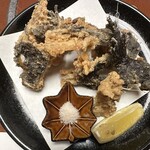 釜飯酔心 - 活鬼オコゼはお刺身食べた後は唐揚げにしてもらえました