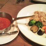 アンチエイジングレストラン 麻布十八番 - フレッシュトマトベースの野菜カレー