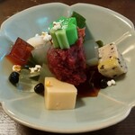 喫茶去 - あんみつ750円