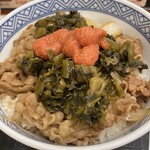吉野家 - 料理写真:高菜明太子牛丼600円