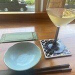 のんびりcafe&dining rakugaku - ペーパーナプキンまで緑です